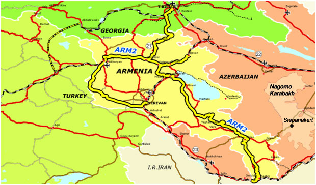 map Armenia Rail 01
